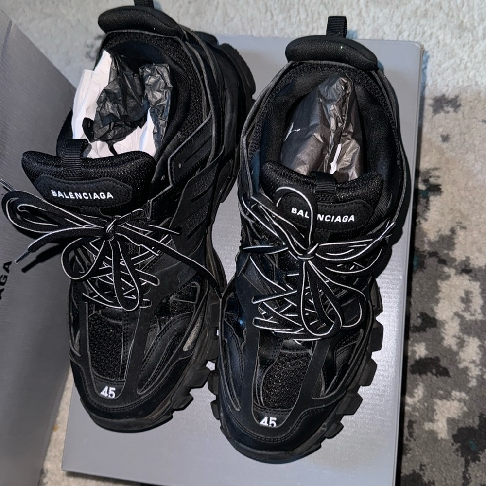 Balenciaga Track Sneaker, Black, Men’s size 45